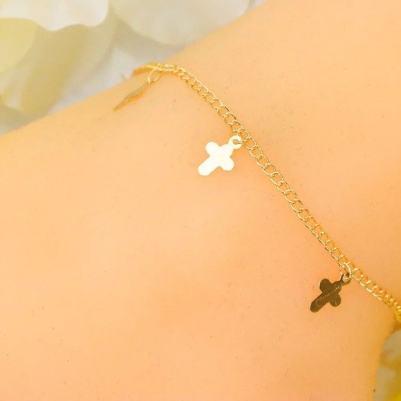 "Minimalist Anklet, Sleek & Modern Design, Women’s Fashion, YC110229-A - Picture 5 of 10
